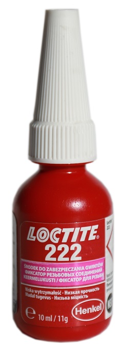 LT-Loctite 222 BO   -  10ml+   Zaistovanie skrutiek
