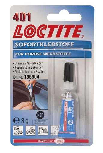 LT-Loctite 401   -   3g+   Lepidlo sekundove