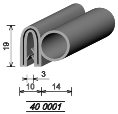 Profil PVC 400001 keder bocny