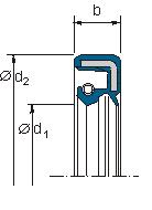 Gufero  17,00- 40,00- 7,00   - NBR - GP (BAUSLX2)