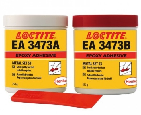 LT-Loctite EA 3473 KT  - 500g-   Metall-set ST3 - ocel rychly