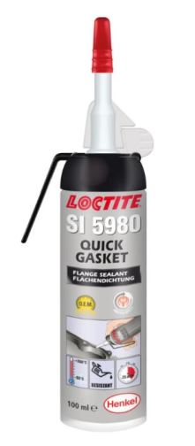 LT-Loctite SI 5980 RC - 100ml+   Silikon cierny odolny olejom